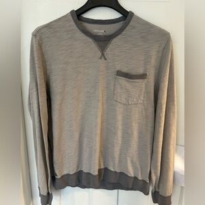 UNTUCKit Men's Tan Crewneck Sweater